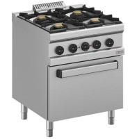 Kaasuliesi + 230V kiertoilmauuni Diamond WR-M4BF-M1