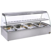 Lämpöhaude Roller Grill BMV4 vitriinillä
