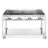 Kaasugrilli Hendi Green Fire, 4 polttimella