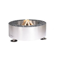Ulkotulisija GrillSymbol Luna Ø 119 cm Silver