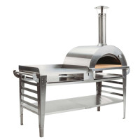 Pizzauuni-setti ulkokäyttöön GrillSymbol Pizzo-XL-inox