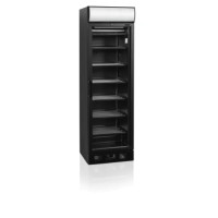 Pakastekaappi lasiovella Tefcold UFSC371GCP Black