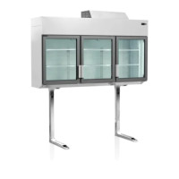 Pakastekaappi seinälle lasiovilla Tefcold MTF210 VS