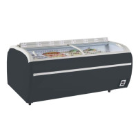 Pakaste- / kylmäallas Tefcold TWIN 220A-CF-Antrasiitti