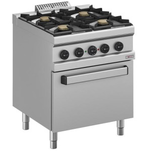 Kaasuliesi + 230V kiertoilmauuni Diamond WR-M4BF-M1