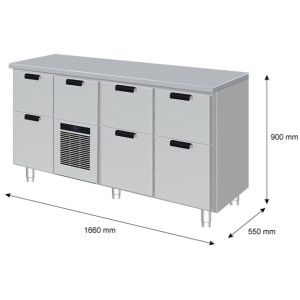 Juomavetolaatikosto Porkka B55/2-CDX-2-2