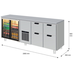 Juomavetolaatikosto Porkka B55/SG8-CDX-2-2