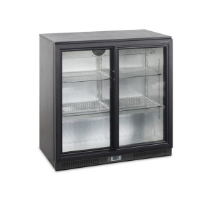 Kylmäkaappi Backbar Tefcold BA26S, 2 sliding glass doors 