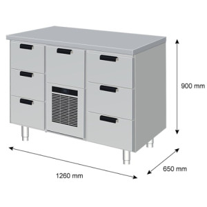 Kylmäkaapisto Porkka CL-GNH-3-CDX-3