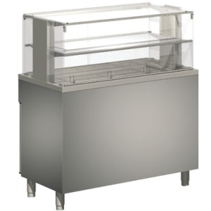 Cube-vitriini Porkka DLX1201CL-VIT