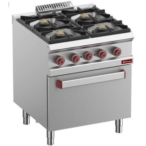 Kaasuliesi + 400V  GN 2/1 uuni Diamond G7/4BFE7-N