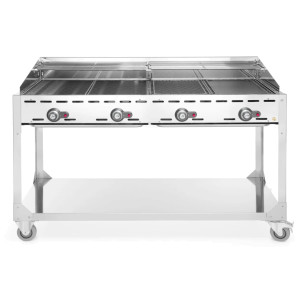 Kaasugrilli Hendi Green Fire, 4 polttimella