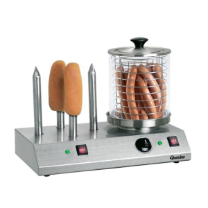 Hot Dog makkaran ja sämpylänlämmitin Bartscher A120408 0.96kW