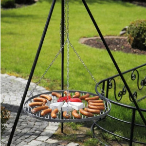Kolmijalka 180 cm grilliritilällä ⌀ 70 cm Cook King