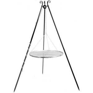 Kolmijalka 180 cm grilliritilällä ⌀ 70 cm Cook King