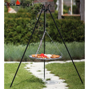 Kolmijalka 180 cm grilliritilällä ⌀ 70 cm Cook King