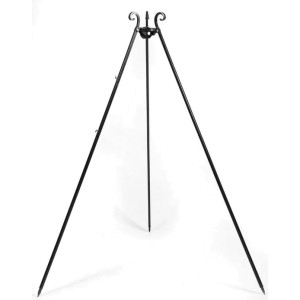 Kolmijalka 180 cm kahdella grilliritilällä ⌀ 80 cm + ⌀ 40 cm Cook King