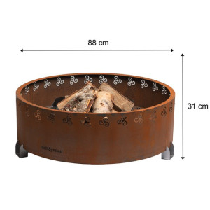 Ulkotulisija GrillSymbol Legend Ø 88 cm