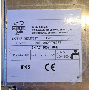 Käytetty yhdistelmäuuni Metos Olis GEMT21T