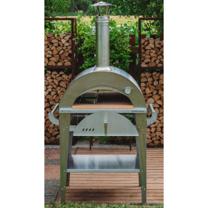 Pizzauuni-setti ulkokäyttöön GrillSymbol Pizzo-inox