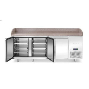 Pizzatyöpöytä Hendi, graniittinen työtaso 3-ovinen