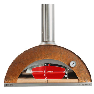 Pizzauuni-setti pöytätasolla GrillSymbol Pizzo-XL