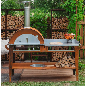 Pizzauuni-setti pöytätasolla GrillSymbol Pizzo-XL