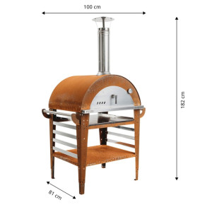 Pizzauuni-setti ulkokäyttöön GrillSymbol Pizzo