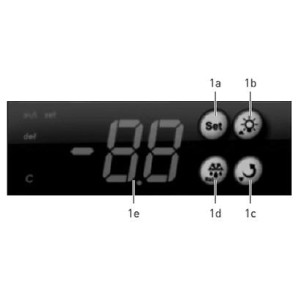 Baarijääkaappi Temptech Frigelux AB108MIR backbar
