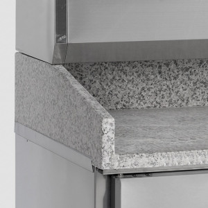 Pizzatyöpöytä Tefcold PT1365 + raaka-ainevitriini GVC33-140