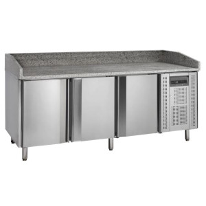 Pizzatyöpöytä Tefcold PT1300 graniittinen työtaso