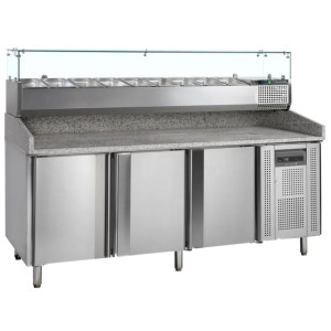 Pizzatyöpöytä Tefcold  PT1300 + VK38-200