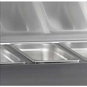 Pöytä kylmävitriini Tefcold GVC33-180 S/S