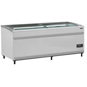 Pakaste/Kylmä arkku lasikannella Tefcold SFI185-CF VS