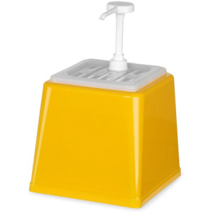 Kastikeannostelija 2,5 L Hendi, Keltainen