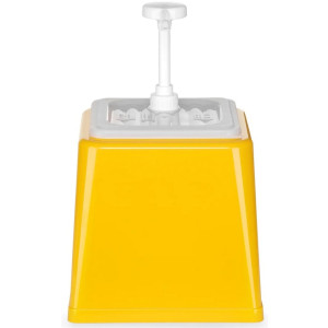 Kastikeannostelija 2,5 L Hendi, Keltainen