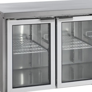 Työtaso lasiovisilla kylmäkaapeilla Tefcold CK7410G