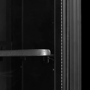 Kylmäkaappi lasiovella Tefcold FS176H Black