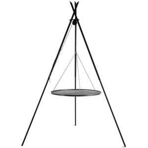 Kolmijalka TIPI 210 cm grilliritilällä ⌀ 80 cm Cook King