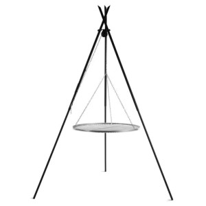 Kolmijalka TIPI 210 cm RST-grilliritilällä ⌀ 80 cm Cook King