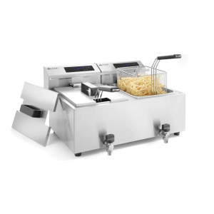 Rasvakeitin Hendi Profi Line Digital, 2 x 8 L