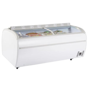 Pakaste- / kylmäallas Tefcold TWIN 220-CF-Valkoinen