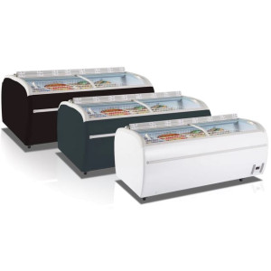 Pakaste- / kylmäallas Tefcold TWIN 220A-CF-Antrasiitti
