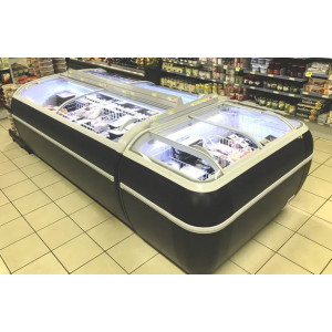 Pakaste- / kylmäallas Tefcold TWIN 220A-CF-Antrasiitti