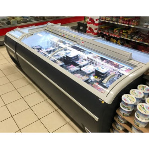 Pakaste- / kylmäallas Tefcold TWIN 220A-CF-Antrasiitti