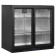Kylmäkaappi Backbar Tefcold BA26S, 2 sliding glass doors 