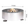 Ulkotulisija GrillSymbol Luna Silver Ø 119 cm