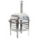 Pizzauuni-setti ulkokäyttöön GrillSymbol Pizzo-inox