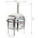 Pizzauuni-setti ulkokäyttöön GrillSymbol Pizzo-inox