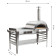 Pizzauuni-setti ulkokäyttöön GrillSymbol Pizzo-XL-inox